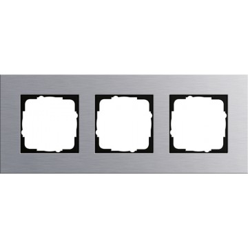 Gira Esprit cover frame aluminium , 3-gang