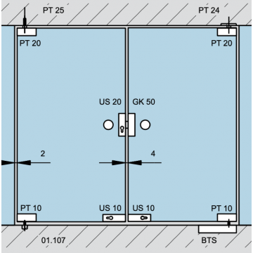 Glass - Patch Fittings
